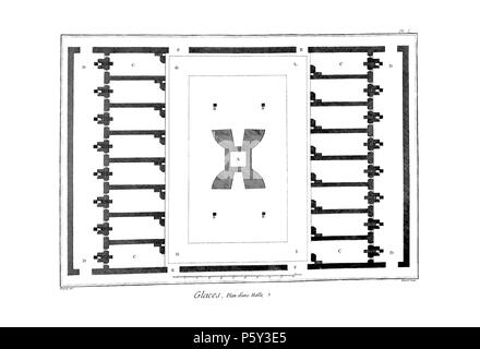 N/A. Englisch: Planches de l'encyclopédie de Diderot et d'Alembert, Band 3: Glaces Pl. 1. 1763 (Veröffentlichung). Unbekannt 514 Encyclopedie volume 3-274 Stockfoto