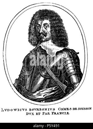 516 Gravur von Louis de Bourbon (1604-1641), Graf von Soissons von Matthäus Merian (1) Stockfoto