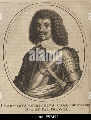 516 Gravur von Louis de Bourbon (1604-1641), Graf von Soissons von Matthäus Merian (2) Stockfoto