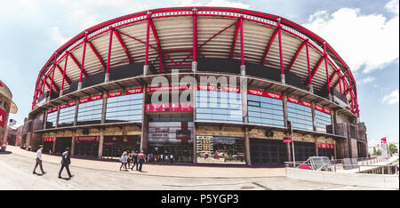 Juni 25th, 2018, Lissabon, Portugal - Estadio da Luz, das Stadion für Sport Lisboa e Benfica, die größte Kapazität Stadion in Portugal. Stockfoto