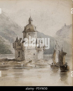 N/A. Englisch: Pfalz Schloss, am Rhein, 1866. Bleistift und Aquarell auf Papier von Felix Octavius Carr Darley, Brandywine River Museum. 1866. F.O.C. Darley (1822 - 1888) Alternative Namen F.O.C. Darley Beschreibung amerikanische Aquarellist, Zeichner und Graveur Geburtsdatum / Tod 23. Juni 1822 vom 27. März 1888 Ort der Geburt / Todes Philadelphia Claymont, Maryland Authority control: Q 5423992 VIAF: 61821906 ISNI: 0000 0000 8141 4774 ULAN: 500000679 79058553 LCCN: n NLA: 35033395 WorldCat 543 F.O.C. Darley (1882-1888), Pfälzer Schloss, am Rhein, 1866. Bleistift und Aquarell auf Papier. Coll Stockfoto