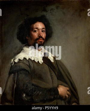 Portrait von Juan de Pareja von Diego Velázquez Stockfoto