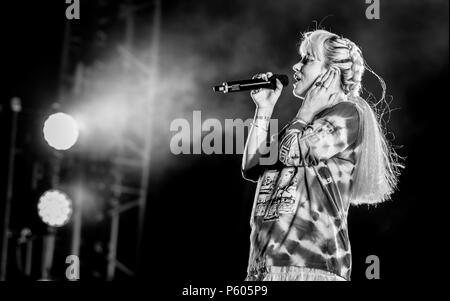 2018 Gemeinsame Menschen Festival - Tag 1 - Auftritte mit: Lily Allen Wo: Southampton, Hampshire, Großbritannien Wann: 26. Mai 2018 Credit: WENN.com Stockfoto