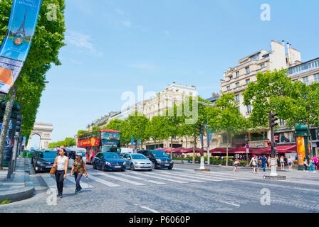 Avenue des Champs-Élysées, 8. Bezirk, Paris, Frankreich Stockfoto