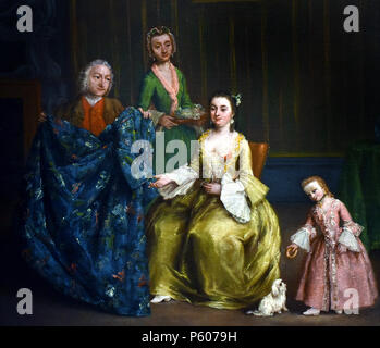 Der Schneider von Pietro Longhi, Venedig, 1701-1785, Italien, Italienisch, Stockfoto