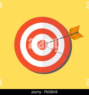 Abstract Ziel Symbol. Vektor Zielsymbol. Bild Zielsymbol. Farbe Ziel Symbol. Flache Zielsymbol. Ziel Icon Design. Ziel Symbol Abbildung. Ziel Stock Vektor