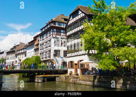 Pont du Faisan, Ill, La Petite France, Straßburg, Elsass, Frankreich Stockfoto