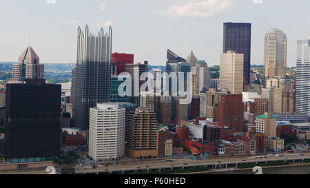 Die Pittsburgh, Pennsylvania Skyline bei Tag Stockfoto