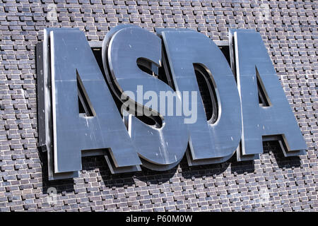 Asda Niederlassung in Hayle, Cornwall Stockfoto