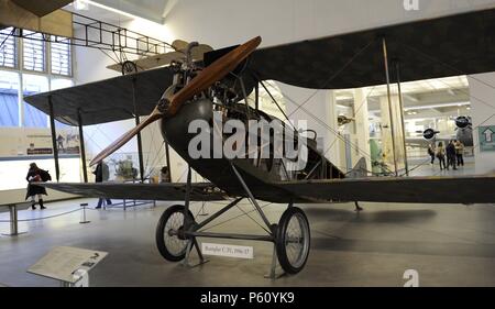 Rumpler C IV. Deutsche einmotorigen, zweisitzigen Aufklärer Doppeldecker. Designer: Dr. Edmund Rumpler. ManufacturerRumpler Flugzeugwerke. Einleitung: 1917. Deutschen Museum. München. Deutschland. Stockfoto