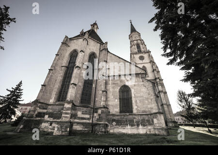 St. Michael und St. Gudula Kathedrale in Cluj-Napoca Stockfoto