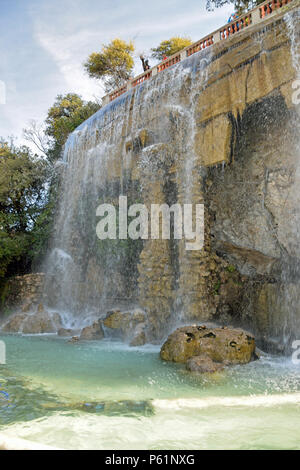 Wasserfall in Nizza Stockfoto