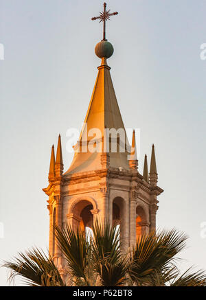 Plaza de Armas' der Stadt Arequipa, Provinz Arequipa Stockfoto