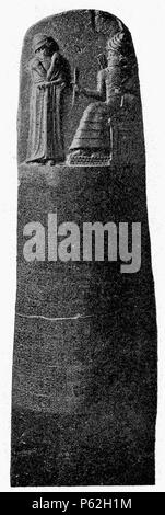 404 D 542-Code des Lois du roi Hammurabi. -L2-Ch3 Stockfoto