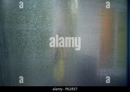 Die Textur ist silberfarbenen Metall. Eng Stockfoto