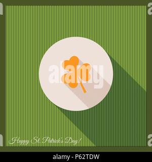 Alles gute zum St. Patrick's Day Hintergrund Stock Vektor