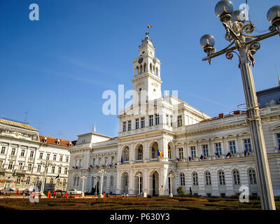 Rathaus der Stadt Arad, Rumänien Stockfoto