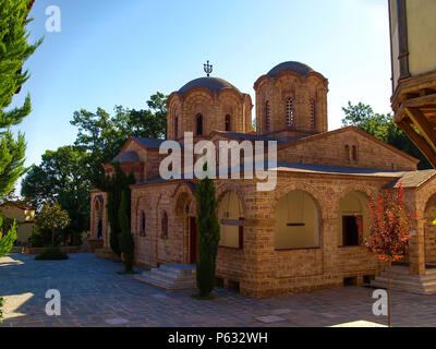 Die Heiligen patriarchalischen Kloster des hl. Dionysios von Olympus in der Präfektur Pieria, Griechenland Stockfoto
