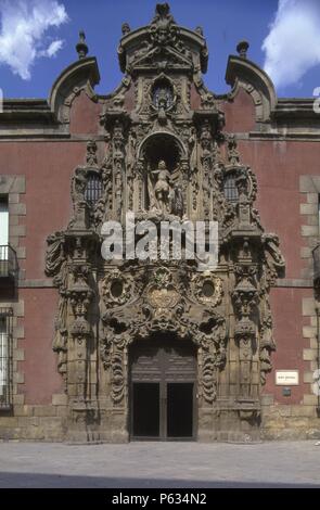 MUSEO MUNICIPAL DE MADRID, Museo de Historia. EDIFICIO DEL REAL HOSPICIO DE SAN FERNANDO (Calle Fuencarral 76). ARQUITECTO: Pedro de Ribera. ESTILO BARROCO. Stockfoto