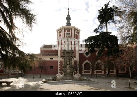 MUSEO MUNICIPAL DE MADRID, Museo de Historia. EDIFICIO DEL REAL HOSPICIO DE SAN FERNANDO (Calle Fuencarral 76). ARQUITECTO: Pedro de Ribera. ESTILO BARROCO. Stockfoto