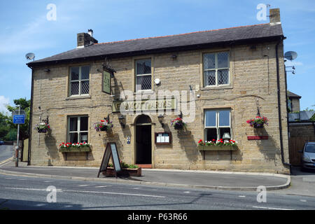 Emmott Arme, kelbrook Brücke, Colne, Lancashire, England, Großbritannien Stockfoto