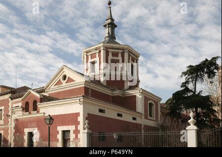 MUSEO MUNICIPAL DE MADRID, Museo de Historia. EDIFICIO DEL REAL HOSPICIO DE SAN FERNANDO (Calle Fuencarral 76). ARQUITECTO: Pedro de Ribera. ESTILO BARROCO. Stockfoto