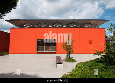 Von Richard Rogers Architekten, 2009 RIBA Stirling Prize Sieger Cancer Care's Maggie Zentrum in Hammersmith, London, Großbritannien, konzipiert Stockfoto