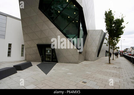 Graduate Center Exterieur, London Metropolitan University, Holloway, London, UK. Daniel Libeskind, Architekt Stockfoto