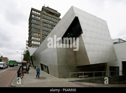 Graduate Center Exterieur, London Metropolitan University, Holloway, London, UK. Daniel Libeskind, Architekt Stockfoto