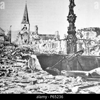 Zweiter Weltkrieg: Befreiung von Colmar, Frankreich 1945 Stockfoto