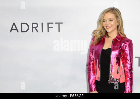 Weltpremiere von "Hilflos", gehalten im Regal LA Live in Los Angeles, Kalifornien. Mit: Jade Pettyjohn Wo: Los Angeles, Kalifornien, Vereinigte Staaten, wenn: 23. Mai 2018 Credit: Nicky Nelson/WENN.com Stockfoto