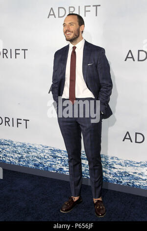 Weltpremiere von "Hilflos", gehalten im Regal LA Live in Los Angeles, Kalifornien. Mit: Sam Claflin Wo: Los Angeles, Kalifornien, Vereinigte Staaten, wenn: 23. Mai 2018 Credit: Nicky Nelson/WENN.com Stockfoto