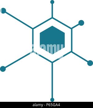 Abstrakte medizinischen Hintergrund Stoff und Moleküle design Stock Vektor