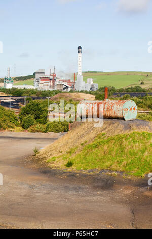 Fife power station ein Gasturbinenkraftwerk auf dem Gelände der ehemaligen Westfield Tagebau Coal Mine, in der Nähe von Ballingry, Perth und Kinross, Schottland, Großbritannien Stockfoto