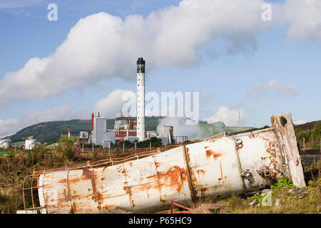 Fife power station ein Gasturbinenkraftwerk auf dem Gelände der ehemaligen Westfield Tagebau Coal Mine, in der Nähe von Ballingry, Perth und Kinross, Schottland, Großbritannien Stockfoto