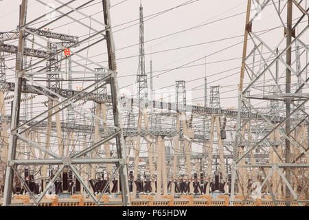 2008 China offiziell wurde der weltweit größte Emittent von C02 (Treibhausgase), hauptsächlich durch die steigende Nachfrage nach Energie, die die meisten der Stockfoto