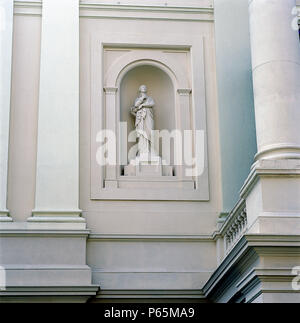 Die Außenseite des Royal Opera House. Covent Garden, London, Vereinigtes Königreich. Stockfoto