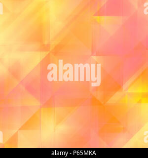 Abstrakte Soft Yellow-Pink geometrischen Hintergrund Stockfoto