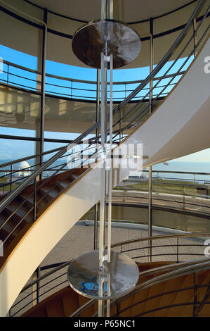 De La Warr Pavilion, Art déco-Gebäude, Bexhill-on-Sea, England, UK. Von den 9 Earl De La Warr 1935 in Auftrag gegeben und von den Architekten Erich konzipiert Stockfoto