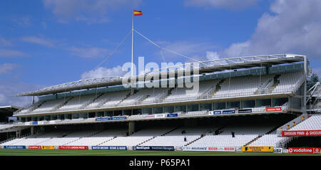 Hauptribüne, Lords Cricket Ground, London, UK Stockfoto