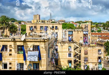 Typische Wohnarchitektur in Algier, Algerien Stockfoto