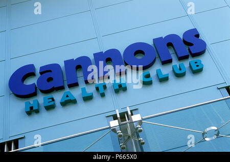 Abgeschlossenen Renovierung, Kanonen Health Club, London Stockfoto