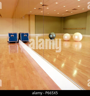 Abgeschlossenen Renovierung, Kanonen Health Club, London Stockfoto