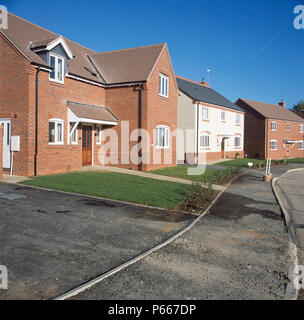 Immobilienentwicklung. Eine große Anzahl von neuen Häuser sind in ganz Großbritannien gebaut. Stockfoto