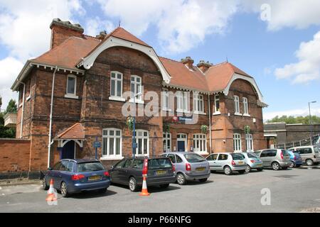 Front von shenstone Station, Staffordshire. 2007 Stockfoto