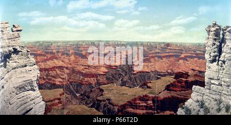 Grand Canyon Arizona 1900, durch William Henry Jackson 1843 – 1942, Fotograf. Stockfoto