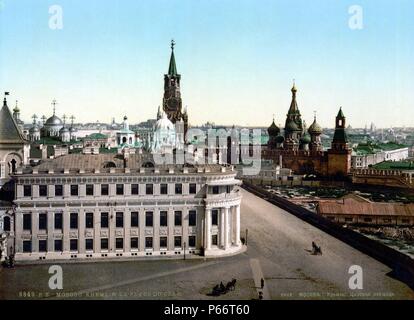 Der Zar Platz, Kreml, Moskau, Russland, bis ca. 1890 ca. 1900. Stockfoto