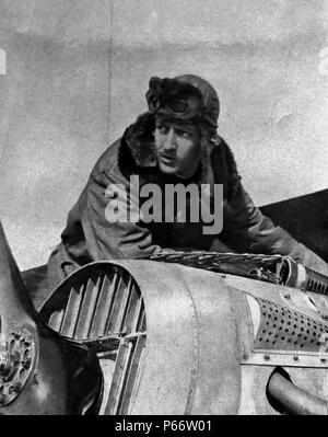 Belgische aviator Fotografien ein deutsches Flugzeug im September 1916 Stockfoto