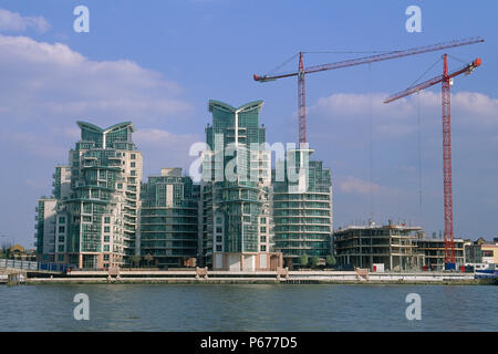 Neue Wohnanlage. Vauxhall Cross, London, Vereinigtes Königreich. Stockfoto