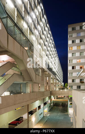 Österreich, Wien, Donaucity Entwicklungsgebiet - Wien, Entwicklung Bereich Donaucity Stockfoto